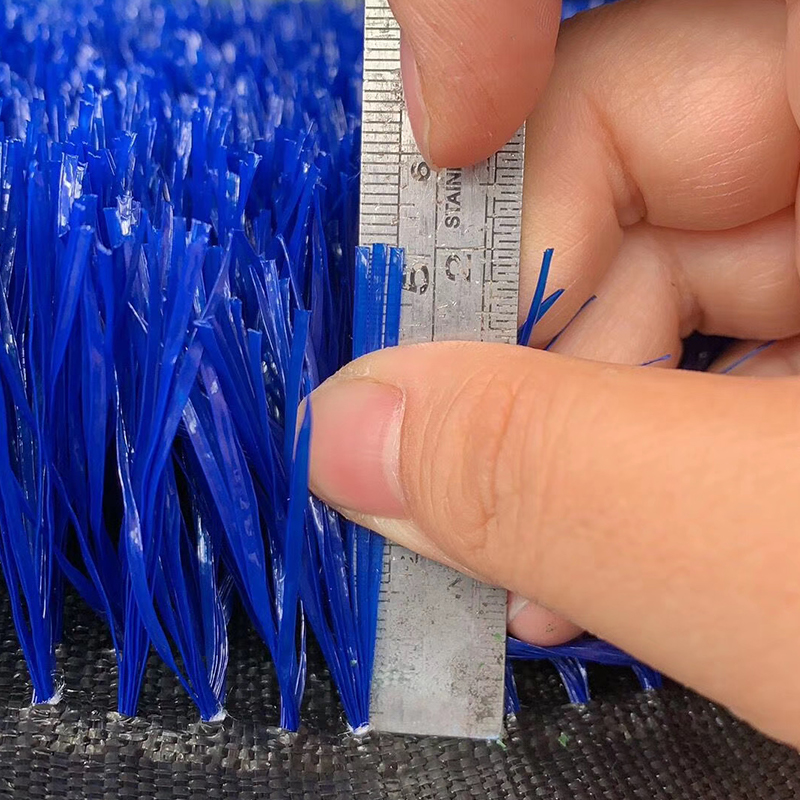 Blue Artificial Sports Grass Synthetic Football Grass Carpet Outdoor